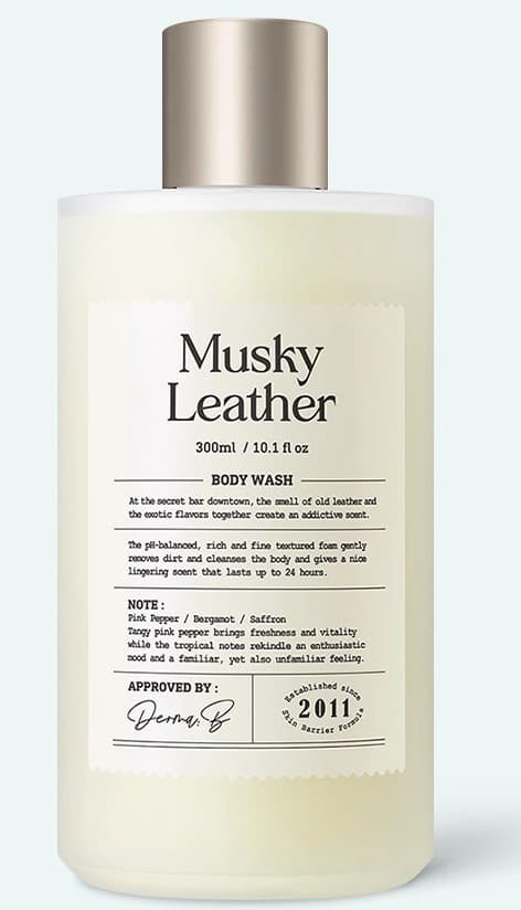 Гели для душа Derma:B Narrative Body Wash Musky Leather