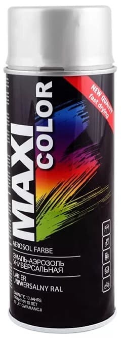 Автомобильная краска Motip Maxi Color RAL9006 400 мл (MX9006)