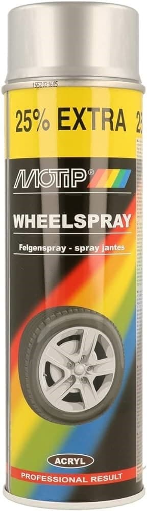 Автомобильная краска Motip Wheel Sprey Silver 500 мл (04007)