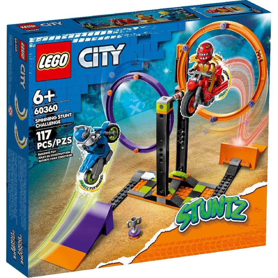 Constructor LEGO City Stuntz 60360 Spinning Stunt Challenge