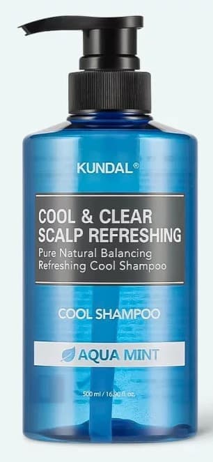 Sampon Kundal Cool & Clear Scalp Refreshing Shampoo Aqua Mint