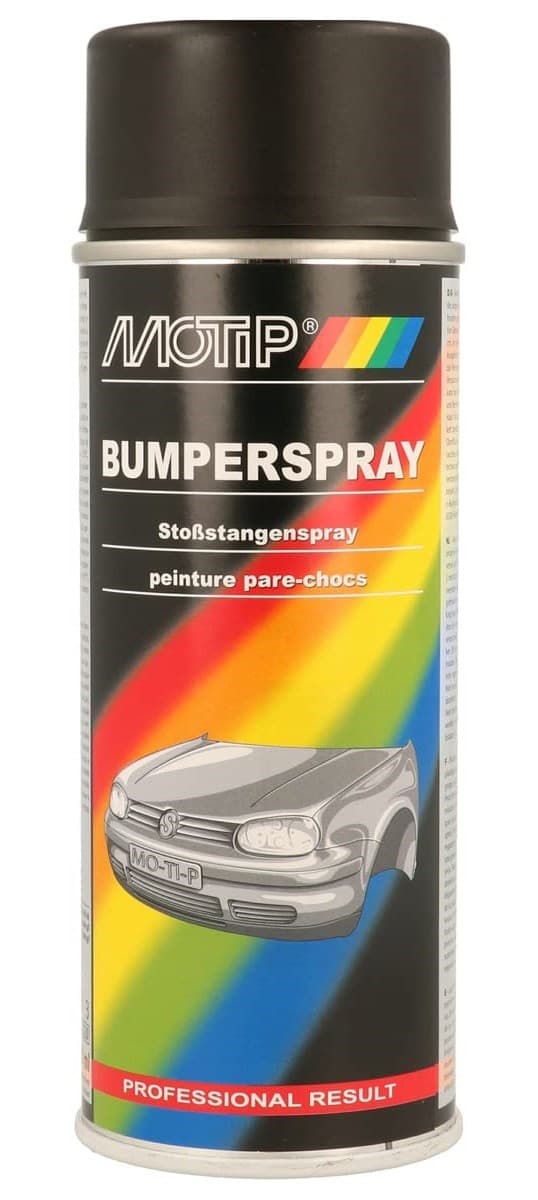 Автомобильная краска Motip Bumper Sprey Black 400 мл (04073)