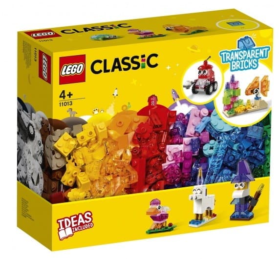 Constructor LEGO Classic 11013 Creative Transparent Bricks