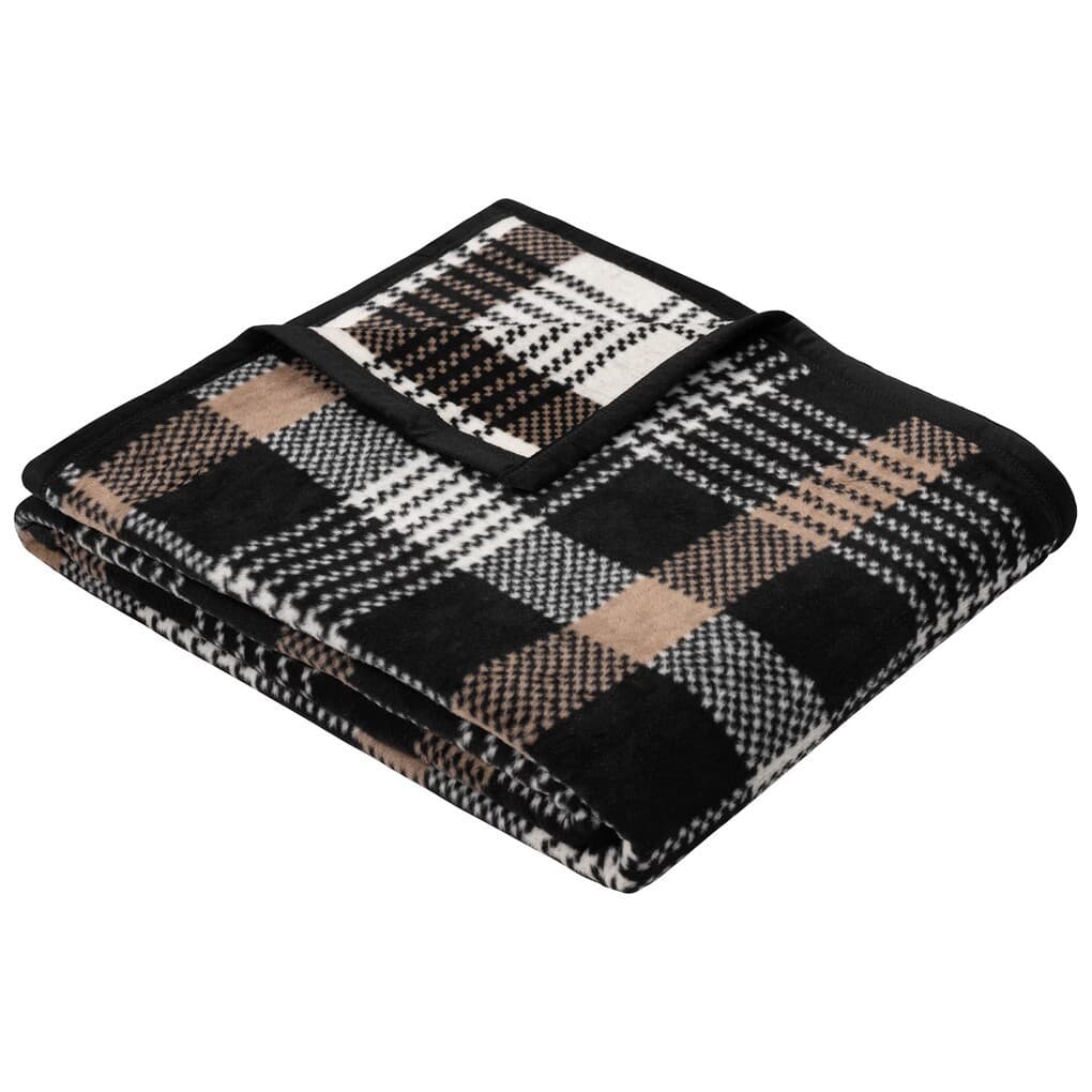 Plapumă IBENA Jacquard Arklow Black/Brown