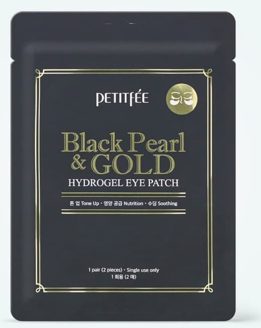 Патчи для глаз Petitfee & Koelf Black Pearl & Gold Eye Patch