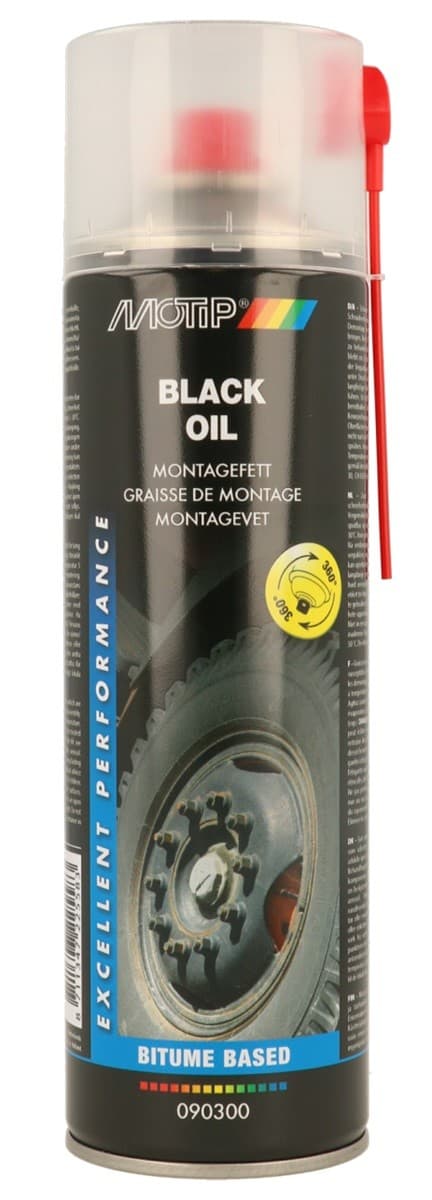 Смазка Motip Black Oil 500 мл (090300)