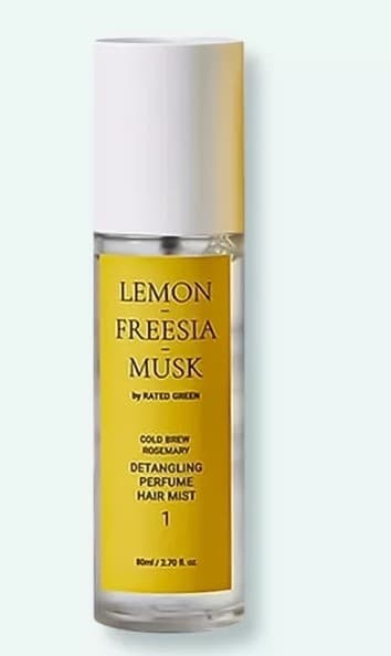 Спрей для волос Rated Green Detangling Perfume Hair Mist 1 Lemon Fresia Musk