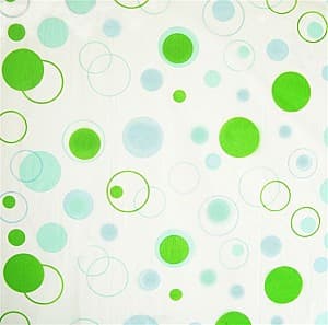 Perdele de baie Nice Sea Green Dots 05163