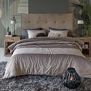 Постельное белье Riviera Maison Retrograde Brown 200x200/220