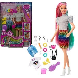 Papusa BARBIE Leopardul Colorat