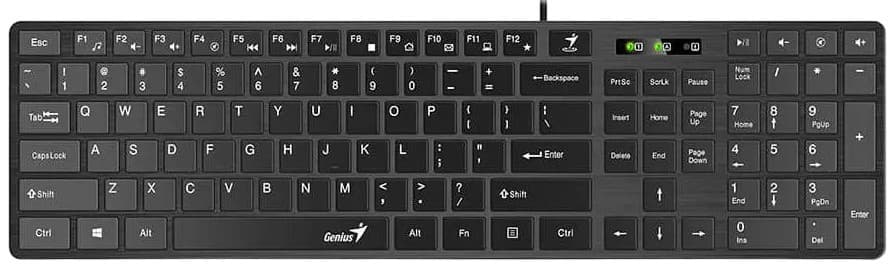 Tastatura Genius SlimStar 126 Black