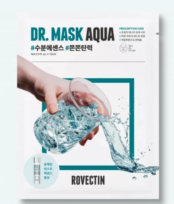 Masca pentru fata ROVECTIN Skin Essentials Dr. Mask Aqua