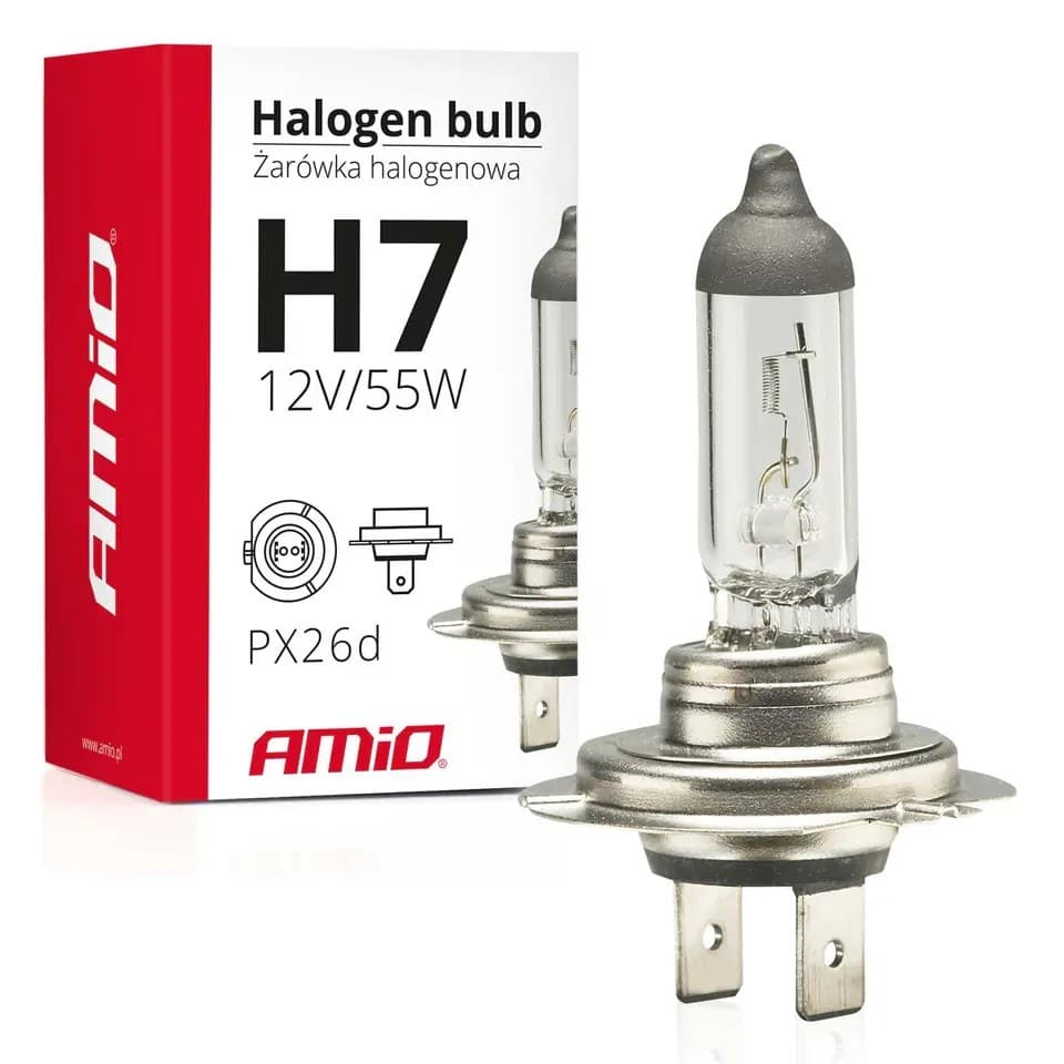 Lampă auto Amio H7 12V 55W UV Filter (01156)