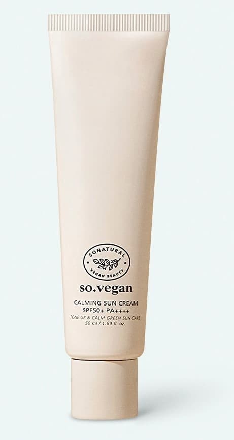  So Natural So Vegan Calming Sun Cream SPF50+ PA++++