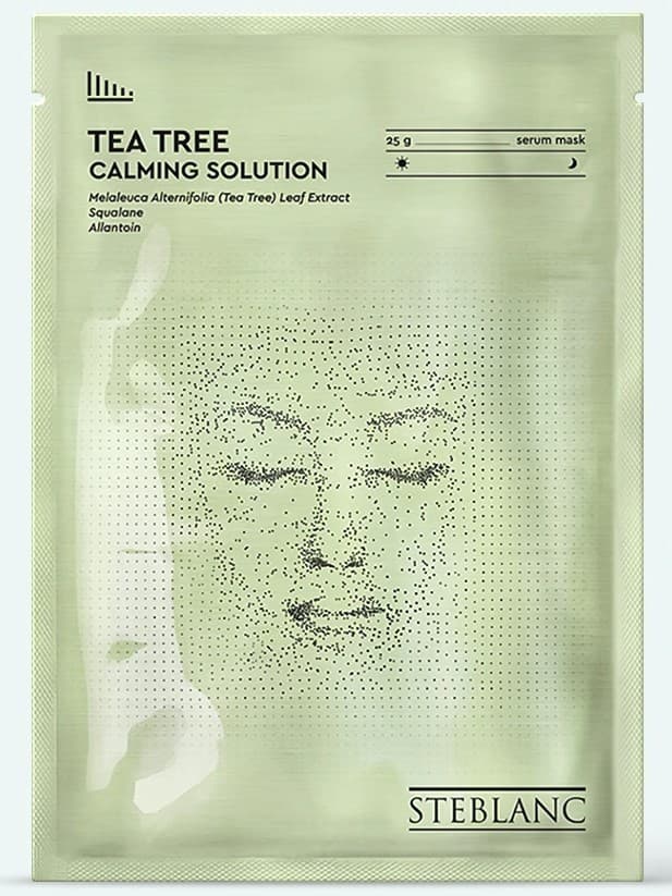 Masca pentru fata Steblanc Teatree Calming Solution Serum Mask