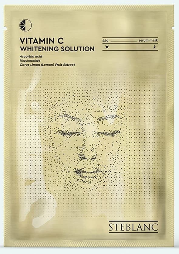 Маска для лица Steblanc Vitamin C Whitening Solution Serum Mask