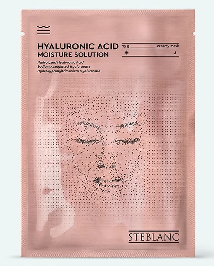 Masca pentru fata Steblanc Hyaluronic Acid Moisture Solution Creamy Mask