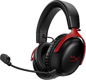 Casti pentru gaming HYPERX Cloud III Wireless Black/Red