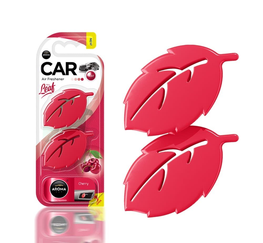 Автомобильный освежитель воздуха Aroma Car Leaf 3D Mini Cherry