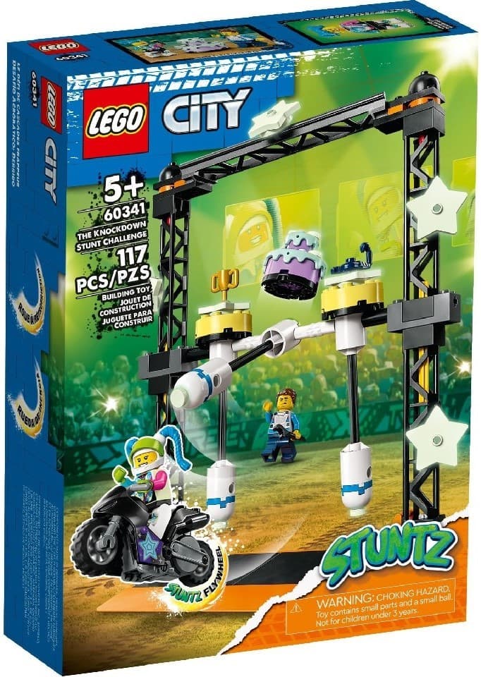 Constructor LEGO City 60341 The Knockdown Stunt Challenge