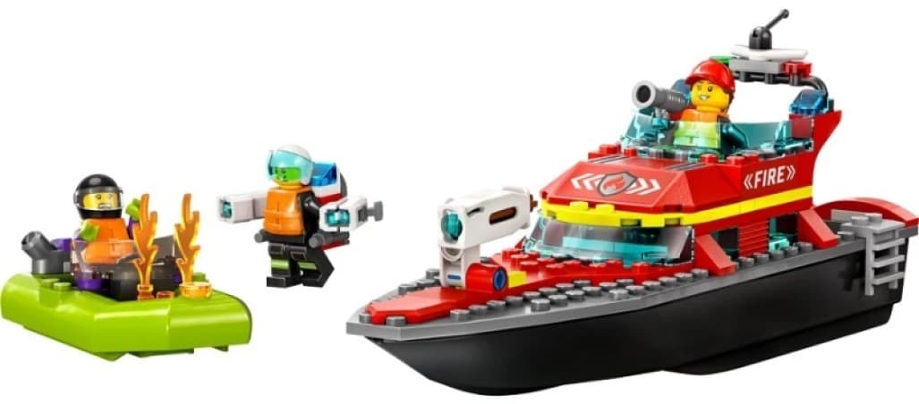 Constructor LEGO City: Fire Rescue Boat 60373