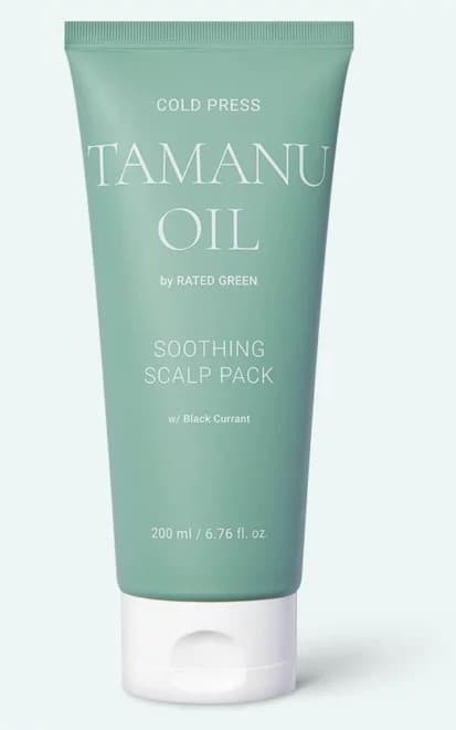  Rated Green Cold Press Tamanu Oil Soothing Scalp Pack w/ Black Currant