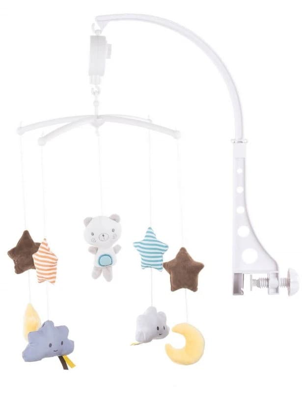 Карусель для кроватки Chipolino Bear and the stars MILS02110BS