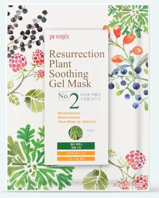 Masca pentru fata Petitfee & Koelf Resurrection Plant Soothing Gel Mask