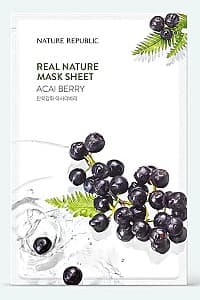 Masca pentru fata Nature Republic Real Nature Acai Berry Mask Sheet