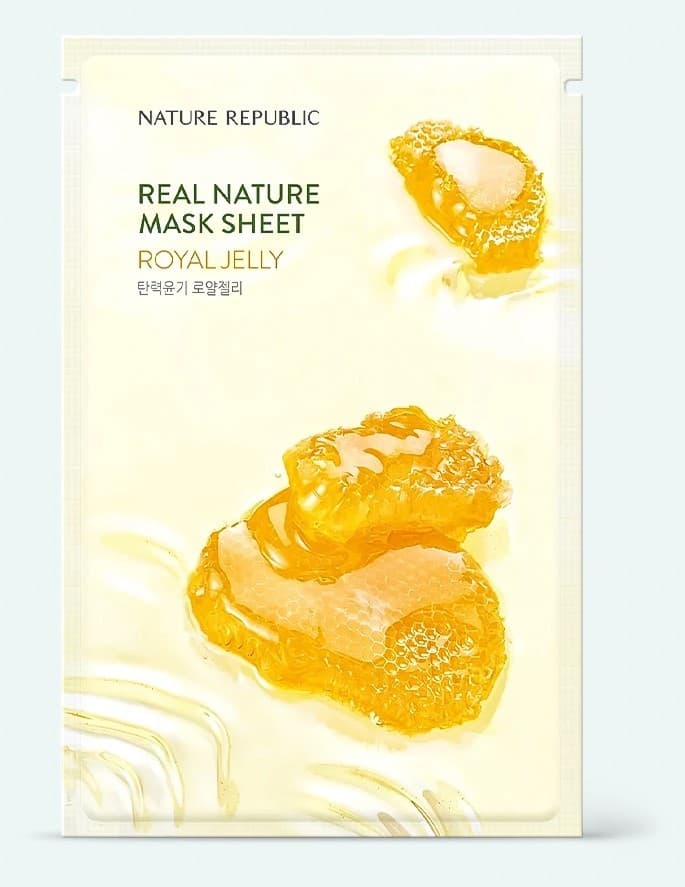 Маска для лица Nature Republic Real Nature Royal Jelly Mask Sheet