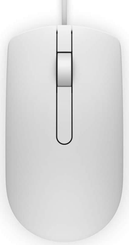 Mouse DELL Optical Mouse-MS116 - White (570-AAIP)