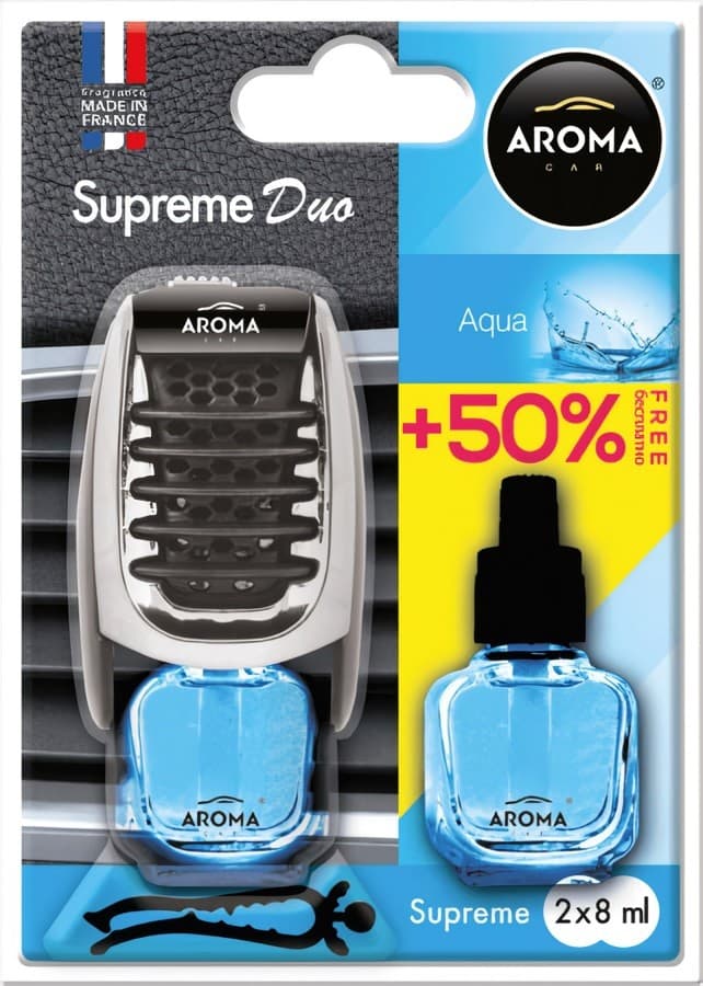 Автомобильный освежитель воздуха Aroma Car Supreme Duo Aqua