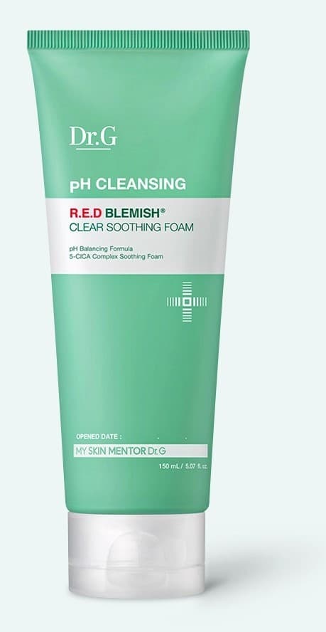 Мыло для лица Dr.G PH Cleansing Red Blemish Clear Soothing Foam