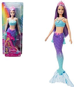 Papusa BARBIE Dreamtopia Sirena cu păr violet