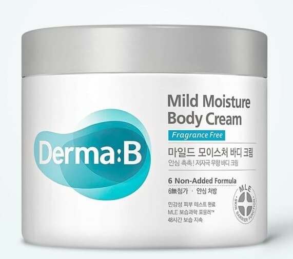 Crema pentru corp Derma:B Mild Moisture Body Cream