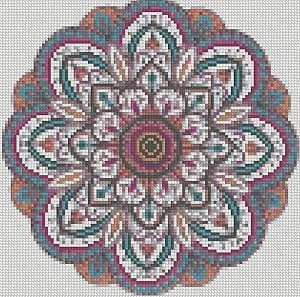 Алмазная картина Strateg Mandala 2 CA-0065