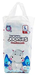 Подгузники Joonies Premium Soft L 42pcs