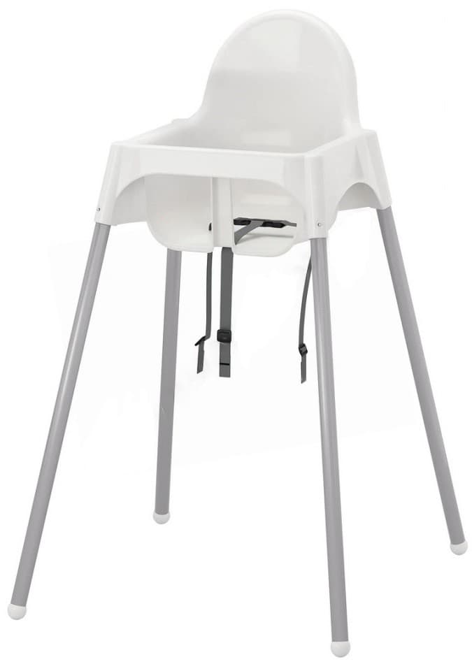 Scaun IKEA Antilop White/Silver