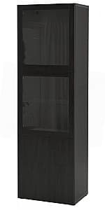 Dulap cu vitrina IKEA Besta 60x42x193 Negru-maro/Lappviken