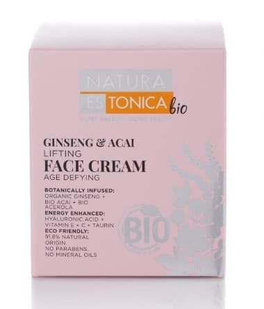 Crema pentru fata Natura Siberica Ginseng&Acai Face Cream