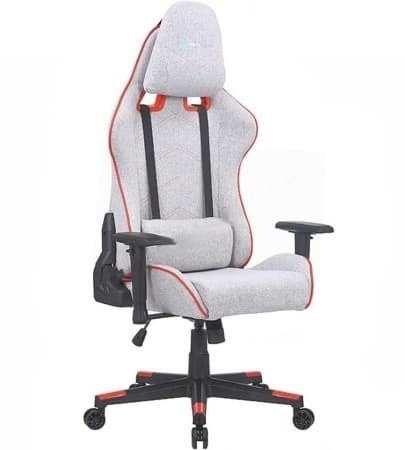 Scaun gaming Newskill Zephyr Kitsune Gray Light/Red