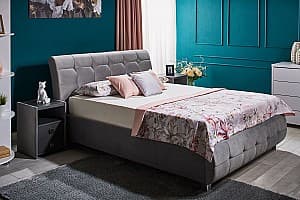 Dormitor Ambianta Samba 1.4 m Grey, Modern