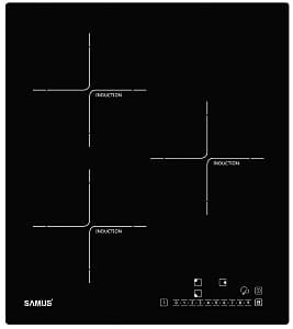 Встраиваемая варочная панель электрическая Samus PSI-43SG Black