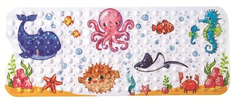 Covoras de baie 4Play Underwater world 100x40cm