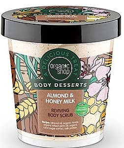 Scrub pentru corp Organic Shop Almond&Honey Milk Reviving