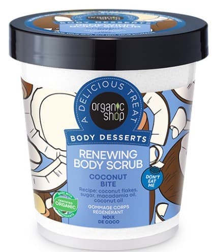 Scrub pentru corp Organic Shop Renewing Body Scrub Coconut Bite