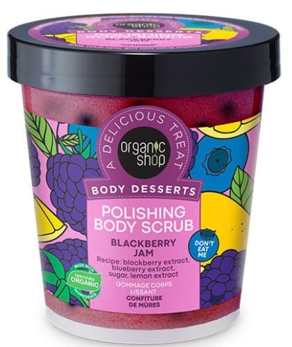 Scrub pentru corp Organic Shop Blackberry Jam