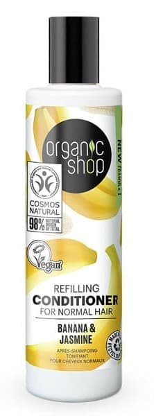 Conditioner pentru par Organic Shop Banana & Jasmine Refilling