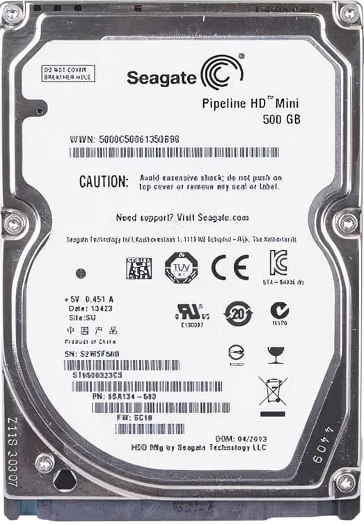 Жестки диск Seagate ST9500323CS Pipeline Mini 500ГБ