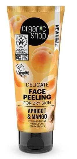 Скраб для лица Organic Shop Apricot & Mango Face Peeling